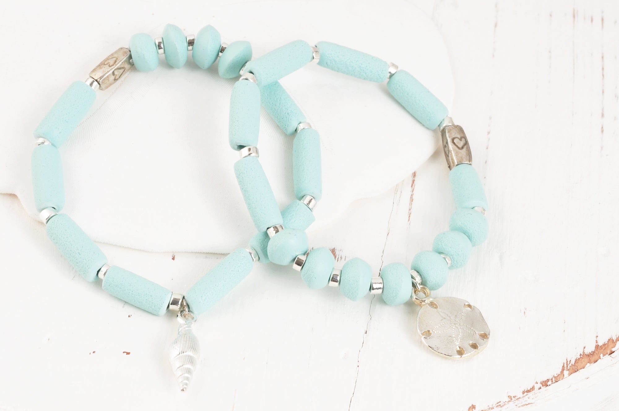 Seafoam Blue Bracelet Bead Kits choiyeonhee